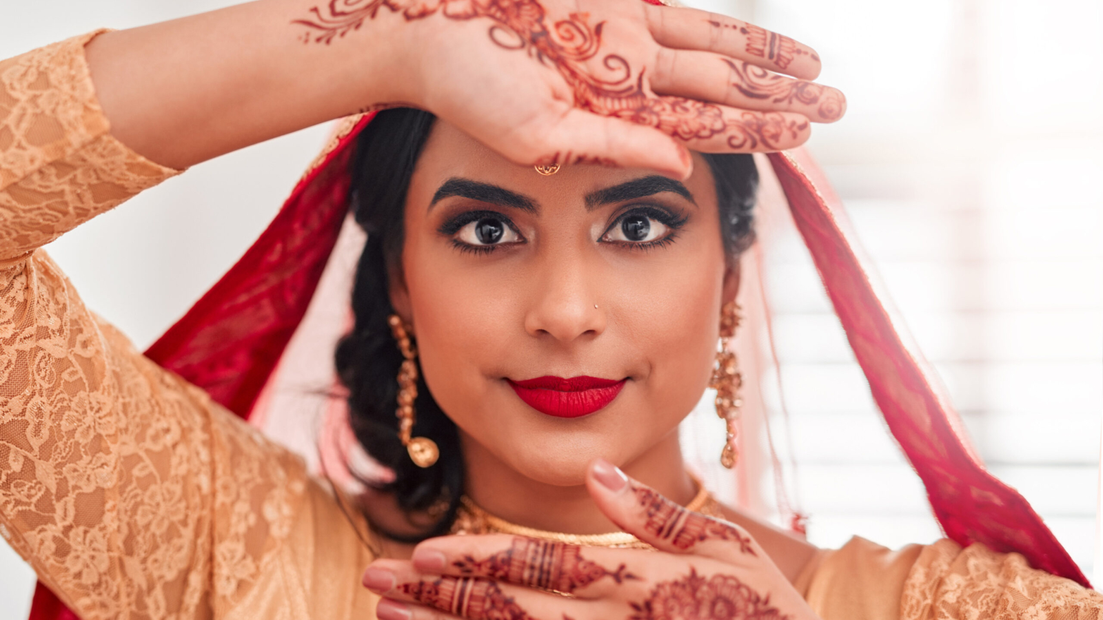 Bridal makeup, boda hindu