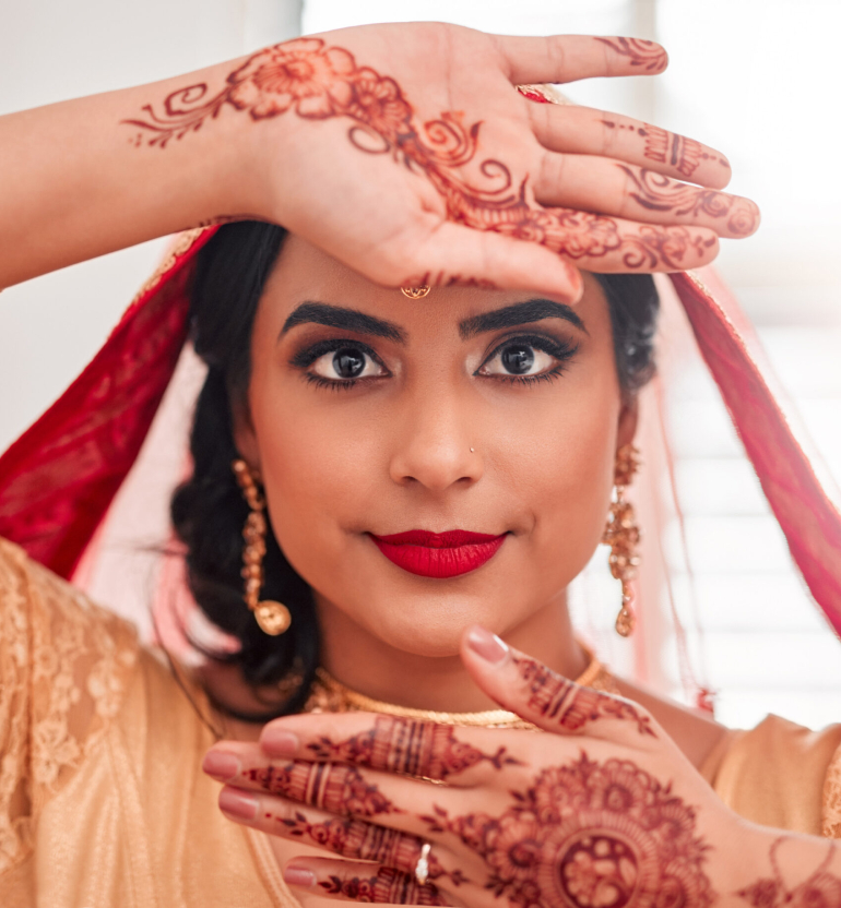 Bridal makeup, hindu wedding