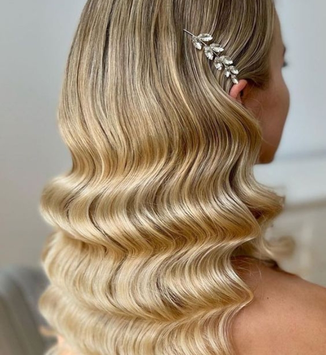 glam waves, hollywood waves