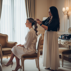 wedding hairstylist