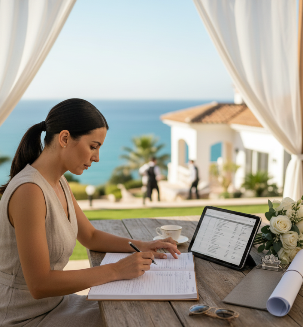 wedding day schedule