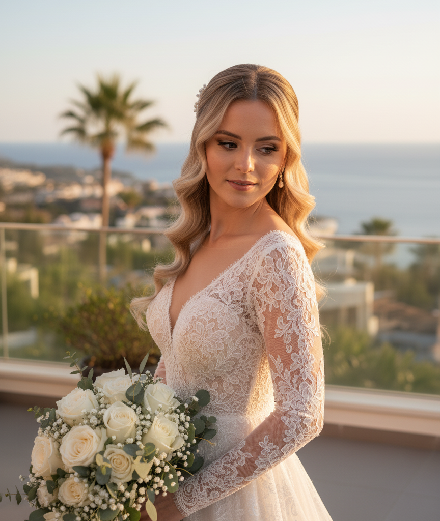 wedding hair stylist Marbella