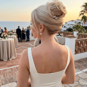 Updo wedding hair