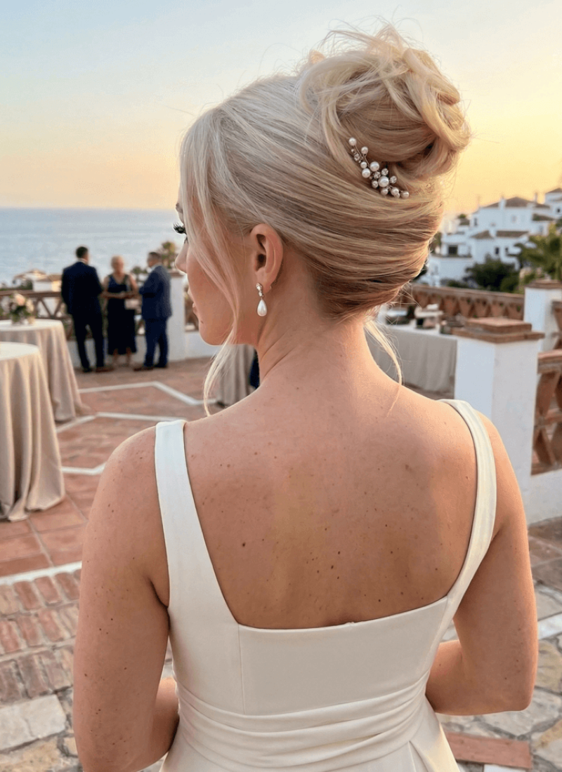 Updo wedding hair