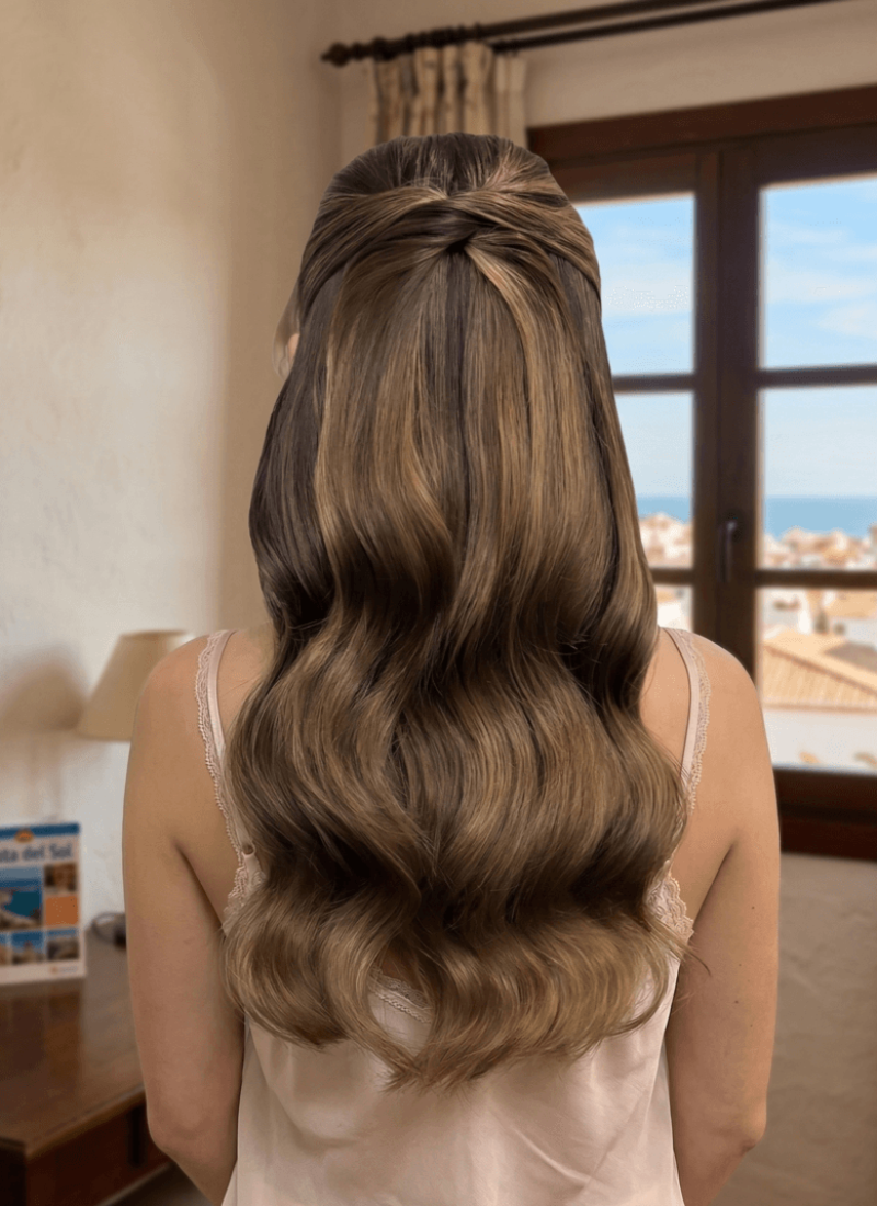 Updo Glam waves
