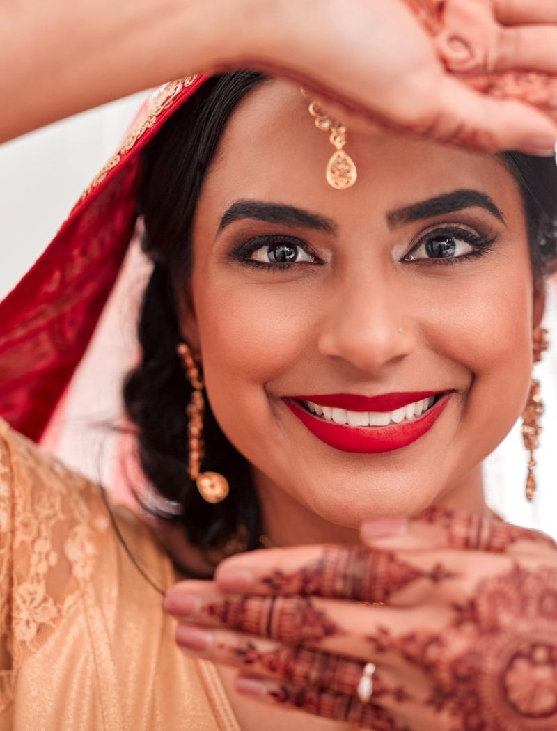 peinado de novia hindu, peinado boda india