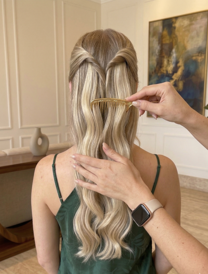 wedding hairstylist spanish